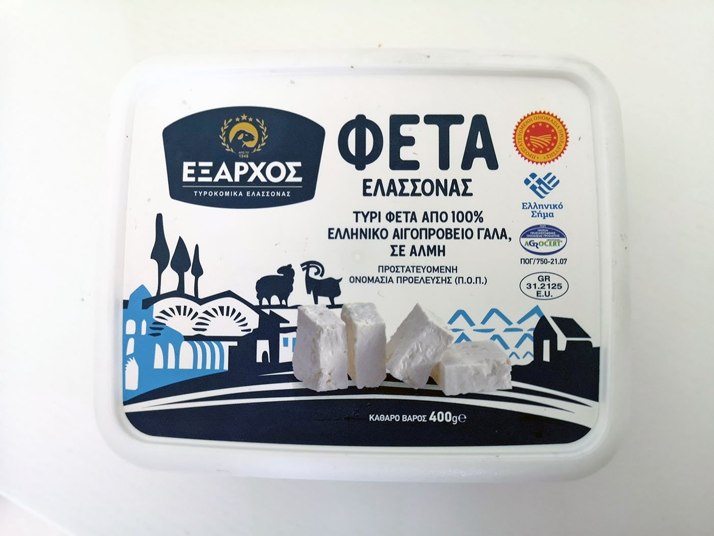 Exarhos Εxarhos sýr Feta P.D.O. v nálevu z podhůří Olympu 400g - Obrázek 3
