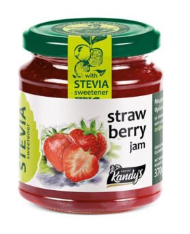 Kandylas džem jahodový se stévií 370g