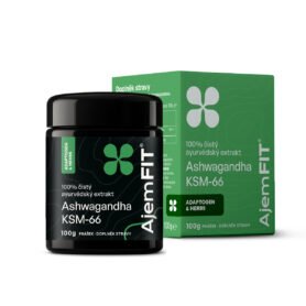 AjemFIT Ashwagandha (Ayurvédský extrakt KSM66®) - v prášku (100g)