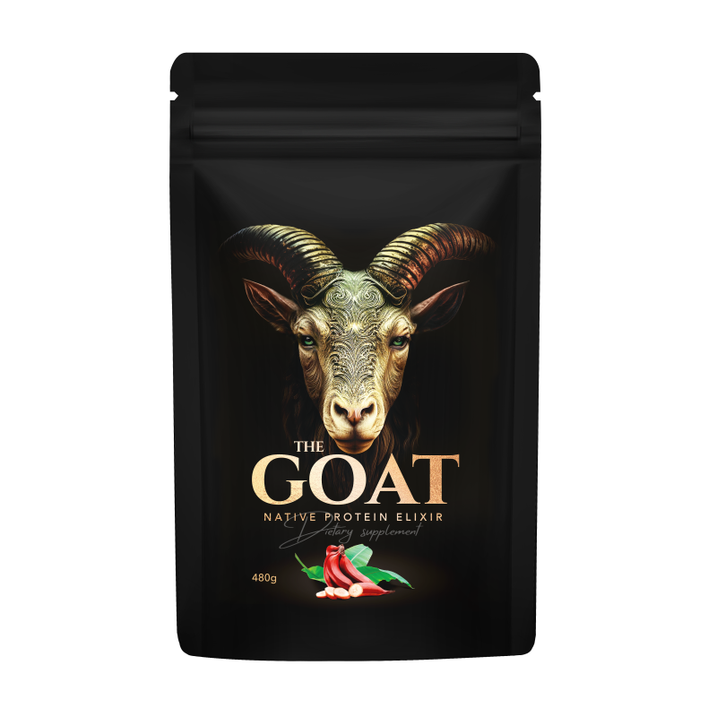 PRIMAL ALCHEMY GOAT (nativní kozí protein) – 480g GOAT BALENÍ: Červený banán