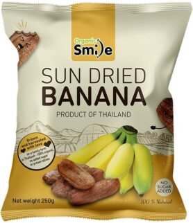ORGANIC SMILE Sušené Banánky (Thajsko) Sušené banánky: 250g - balení