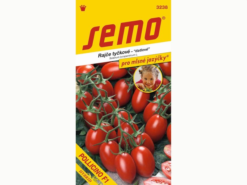 AgroBio Rajče tyčkové POLLICINO F1 12 semen