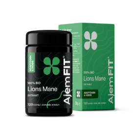 AjemFIT BIO Hericium (Extrakt Lion's Mane) - 120 kapslí (36g)