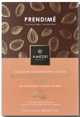 AMEDEI MAXI 66% PRENDIMÉ (hořká s mandlemi) - 500g (AMEDEI)