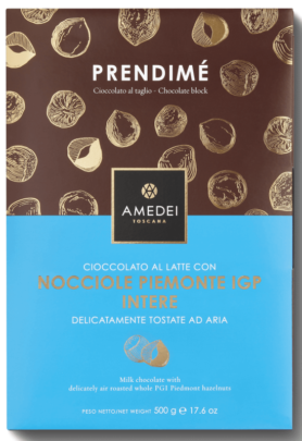 AMEDEI MAXI 32% PRENDIMÉ (mléčná s lískovými ořechy) - 500g (AMEDEI)