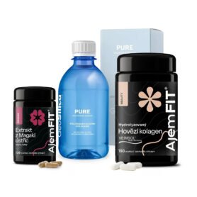 AjemFIT Balíček pro Podporu Růstu Vlasů  - EXTRAKT Z ÚSTŘIC, KOLOIDNÍ KŘEMÍK, KOLAGEN VERISOL®