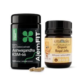 AjemFIT Balíček pro Menopauzu - Mateří kašička & Ashwagandha KSM 66
