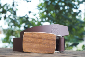 Wood Style Opasek Kulatý Třešeň Obvod pasu: 120, Barva kůže: Hnědá