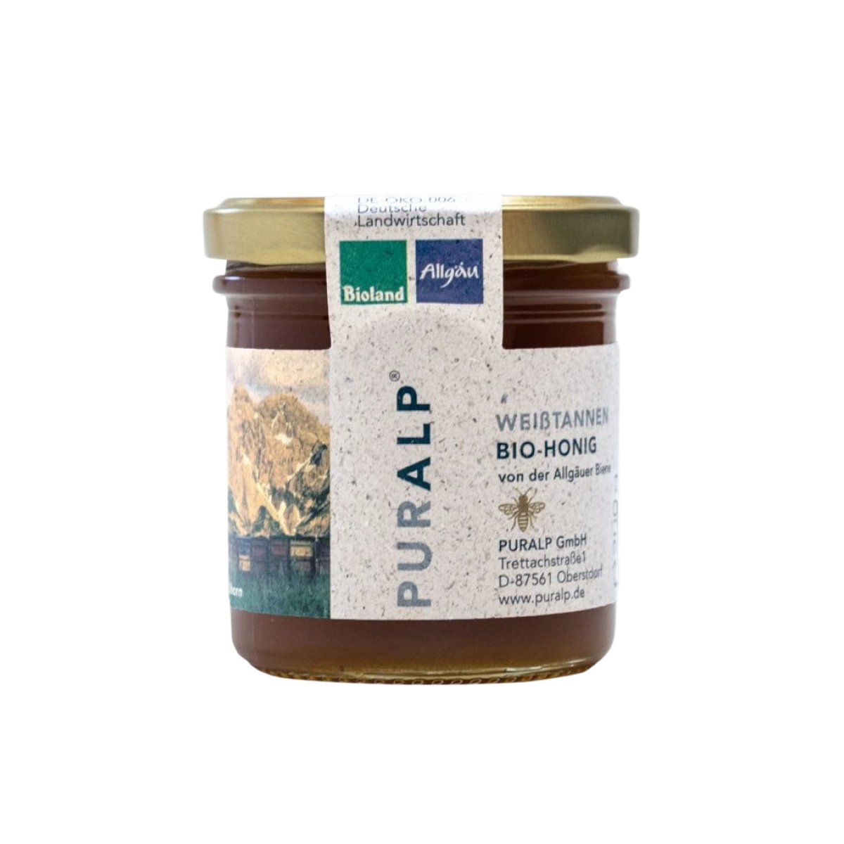 PURALP BIO Med Z Jedle Bílé -400g (Alpy-Německo)