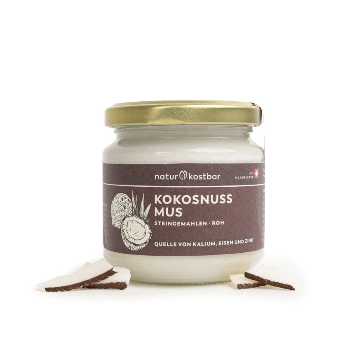 NATURKOSTBAR BIO RAW Kokosové máslo -550g (Švýcarsko)