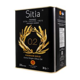 Sitia PREMIUM GOLD SITIA Kréta PREMIUM GOLD 0,2 Extra panenský olivový olej 3 l – plech