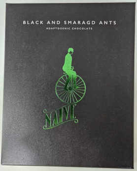 CHOCOLATE NAIVE BLACK AND SMARAGD ANTS (S Mravenci) -55g (Naive)