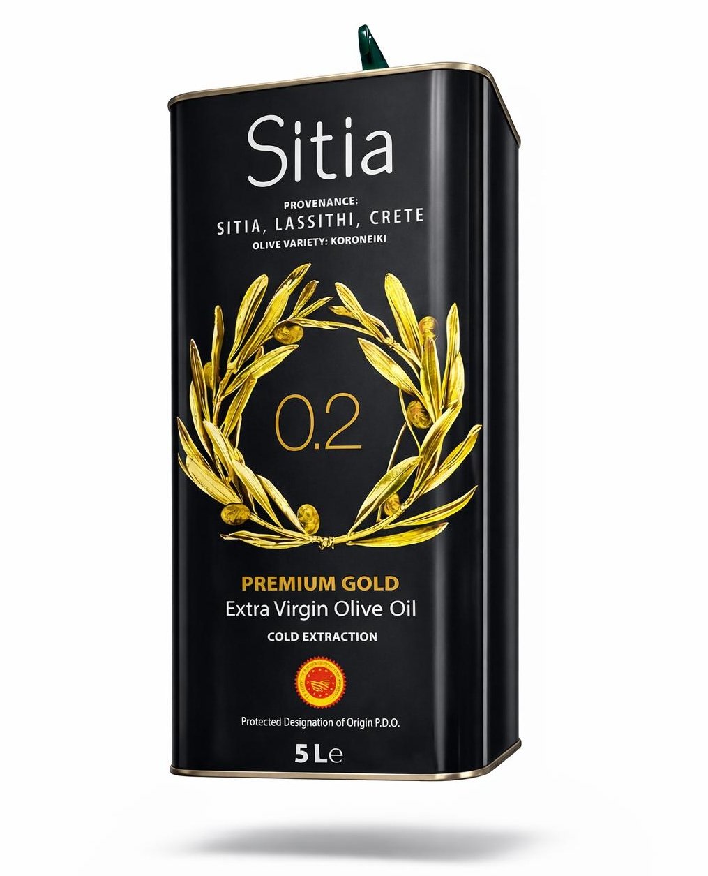 Sitia PREMIUM GOLD SITIA Kréta PREMIUM GOLD 0,2 Extra panenský olivový olej 5 l – plech - Obrázek 4