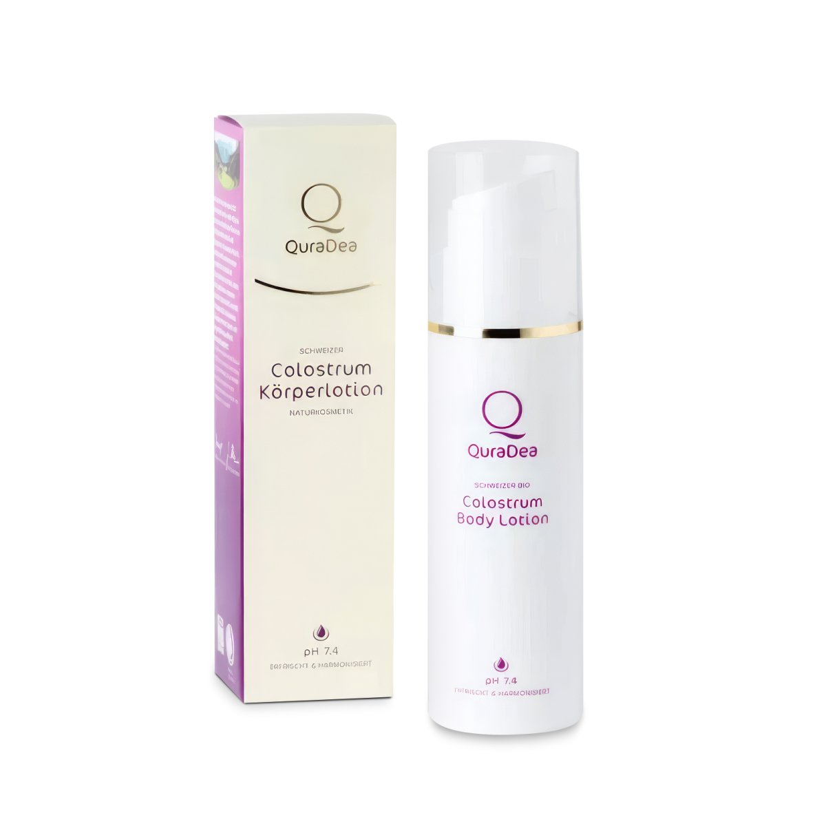QuraDea Kolostrum Tělové Mléko (Švýcarsko) -150ml (QuraDea)