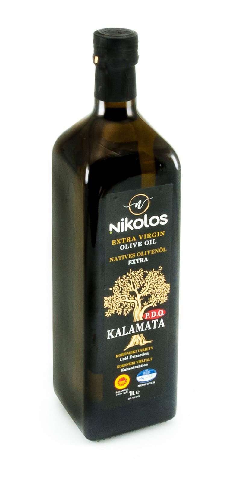 Nikolopoulos Estate Nikolos Kalamata Extra panenský olivový olej 0,3% 1 l - sklo - Obrázek 2