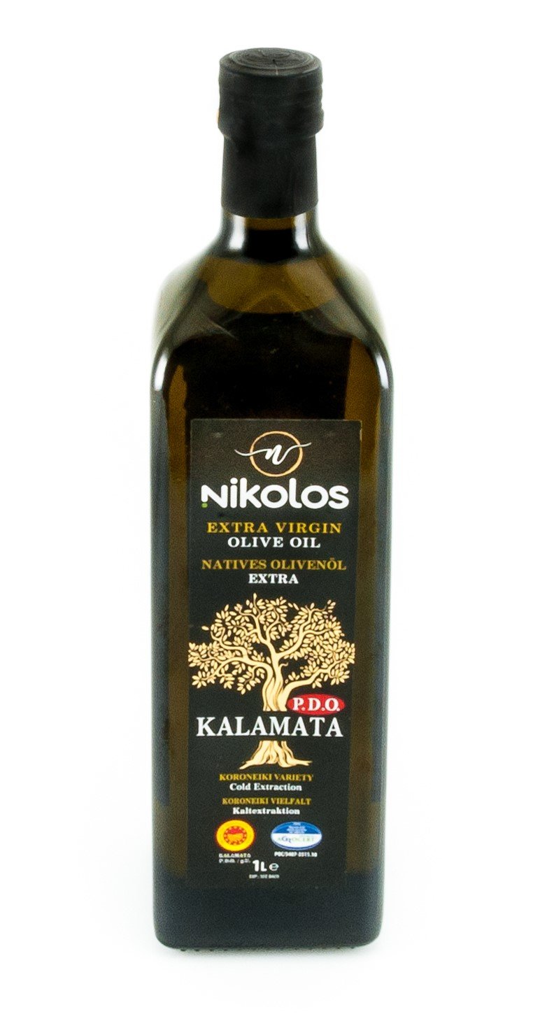 Nikolopoulos Estate Nikolos Kalamata Extra panenský olivový olej 0,3% 1 l - sklo