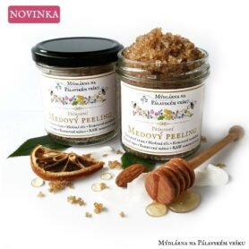 Mýdlárna na Pálavském vršku! Medový Peeling (Vůně Pomeranče) -130g (POZOR DMT-07/2026)