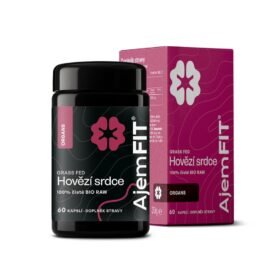 AjemFIT BIO RAW Hovězí Srdce (Grass-fed) - 60/180 kapslí Balení: 60 kapslí - 30g