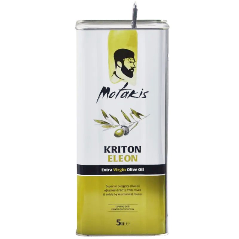Motakis Kréta Extra panenský olivový olej 5 l – plech