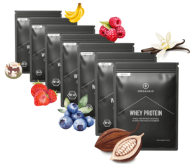 ORGAINIC BIO WHEY PROTEIN VZORKY (grass fed) -30g (ORGAINIC) ORGAINIC: Banánová příchuť - 30g