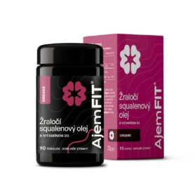 AjemFIT Olej z Žraločích Jater (Squalen) - 90 tobolek (S Vitamínem D3)