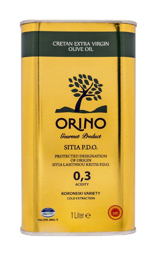 Orino Sithia Orino Sitia P.D.O. Kréta Extra panenský olivový olej 0,3% 1 l – plech