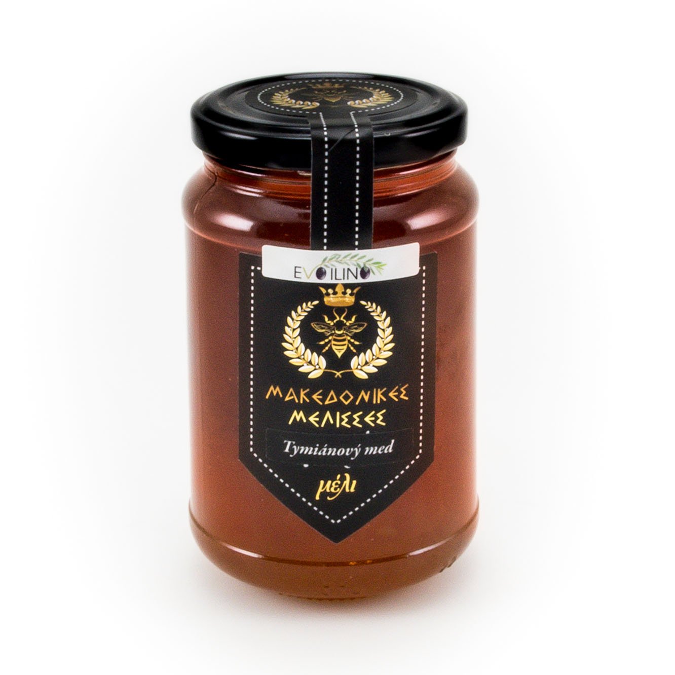 Makedonikes Melisses tymiánový med z ostrova Kea 470g