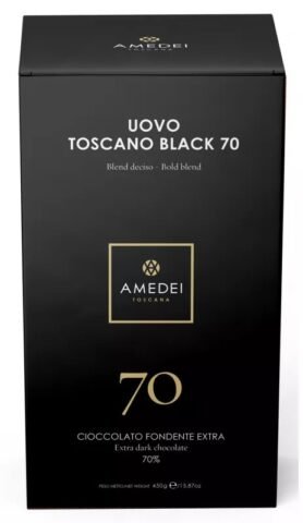 AMEDEI 70% Toscano Black EGG - 80g (AMEDEI)