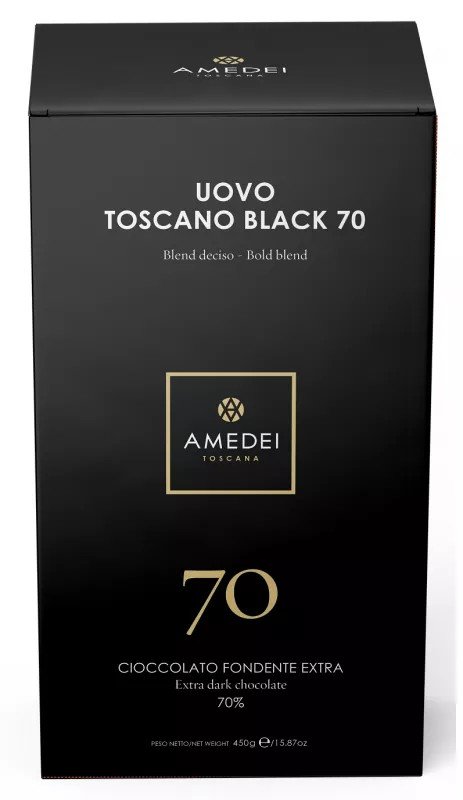 AMEDEI 70% Toscano Black EGG - 80g (AMEDEI)