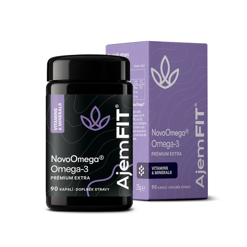 AjemFIT Omega 3 Premium Extra (NovoOmega®)- 90 kapslí