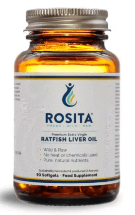 ROSITA Ratfish Liver Oil Viking - 90 kapslí (Norsko)