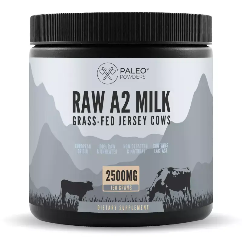Paleo Powders RAW A2 Jersey mléko syrové, sušené mrazem, grass fed -150g (Paleo powders)
