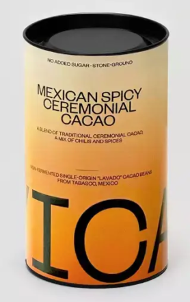 KAICAO Ceremoniální kakao + chilli a koření (MEXICAN 96% )- 200g (KAICAO)