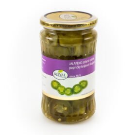 Royal zelená jalapeno paprika - plátky 360g