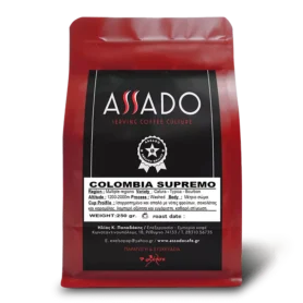 Assado Coffee Roasters SINGLE ORIGIN ARABICA COFFEE - 250g Kréta- (ASSADO) KÁVA BALENÍ: Columbia Supremo Bucaramanga