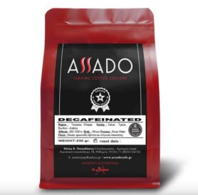 Assado Coffee Roasters SINGLE ORIGIN ARABICA COFFEE - 250g Kréta- (ASSADO) KÁVA BALENÍ: DECAFEINATED (Mexico)