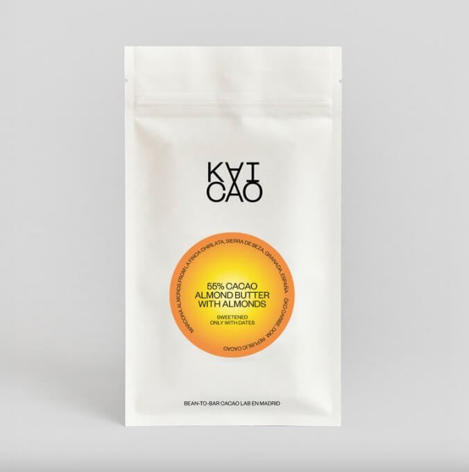 KAICAO Krémová mandle 55% (bez cukru/vegan) - 70g (KAICAO)