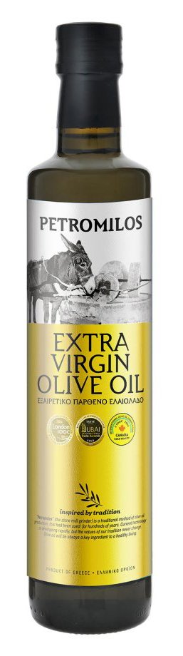 Petromilos Zakynthos Extra panenský olivový olej 0,4% 500 ml – sklo