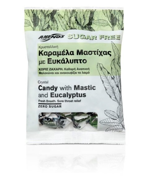 Anemos Chios bonbony bez cukru s mastichou a eukalyptem 70g