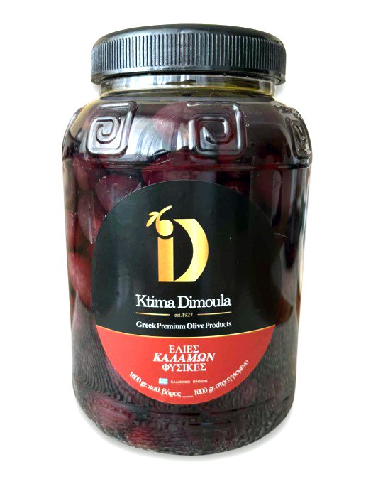 Ktima Dimoula černé olivy Kalamata s peckou 1kg
