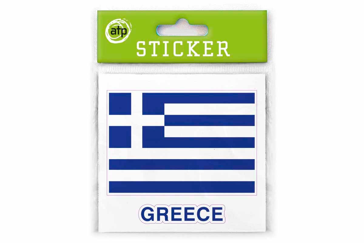 ATP - samolepka řecká vlajka (GREECE)