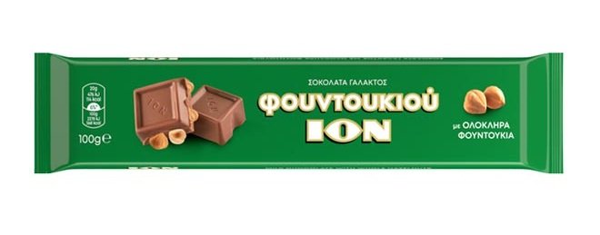 ION FUNTOUKIOU mléčná čokoláda s lískovými oříšky 100g (NEW PACK)