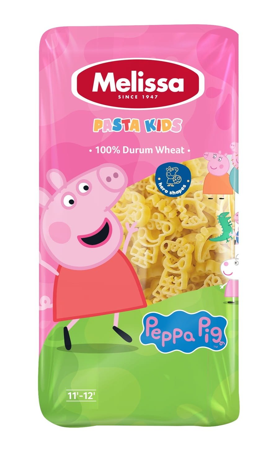 Melissa Pasta Kids Peppa Pig těstoviny pro děti 500g