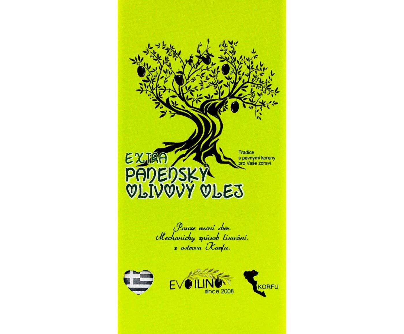 Evoilino Korfu Extra panenský olivový olej 0,3% 1 l - sklo - Obrázek 4