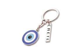 ATP – kovový přívěsek na klíče Kréta „Evil Eye“
