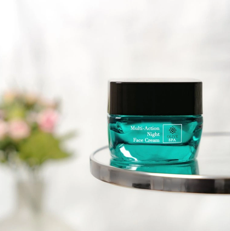 OLIVE SPA Noční pleťový krém se spirulinou s víceúčinkovým složením 50ml - Obrázek 2