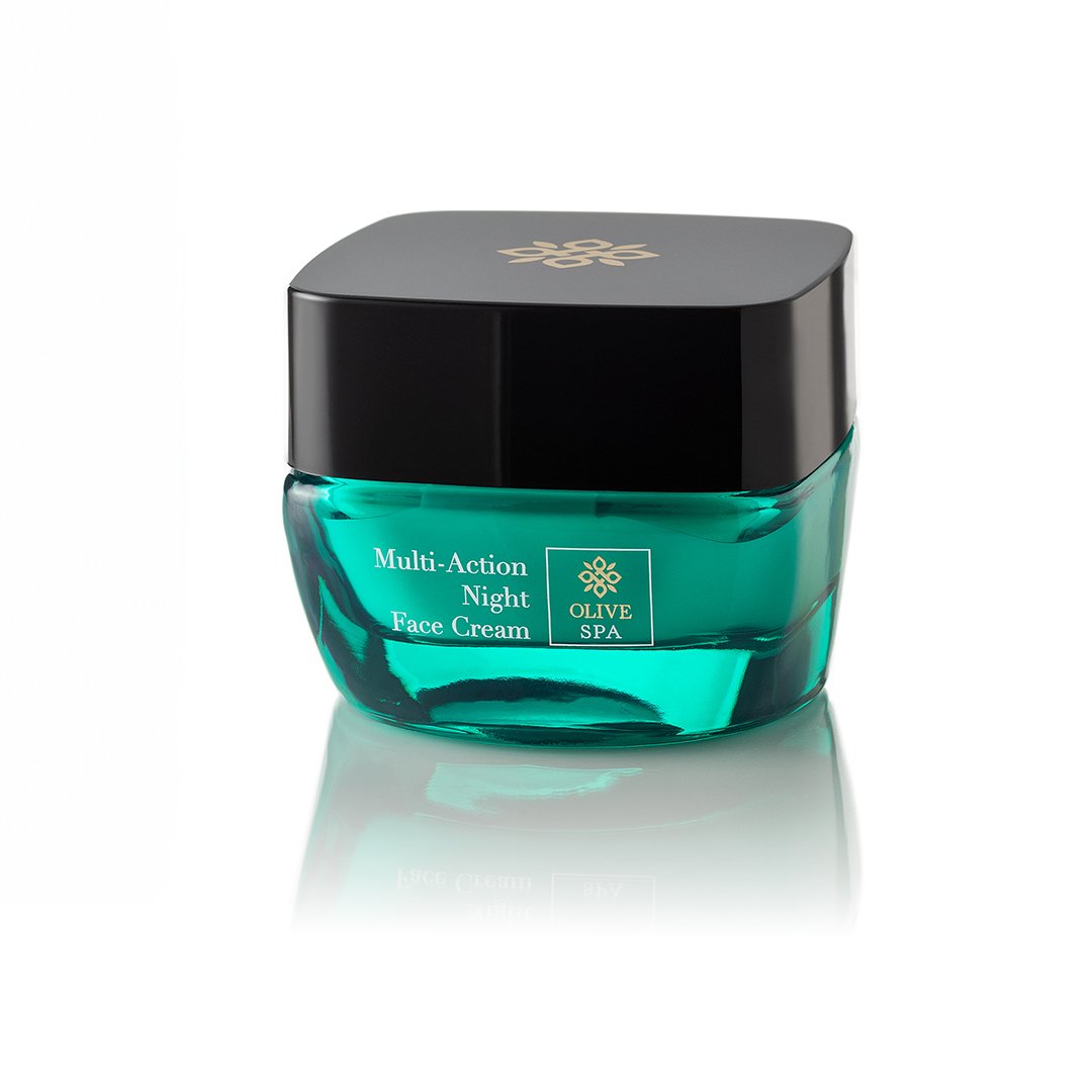 OLIVE SPA Noční pleťový krém se spirulinou s víceúčinkovým složením 50ml
