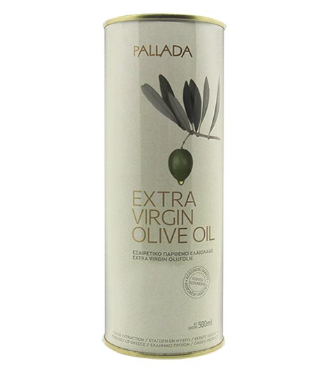 Pallada Kréta Extra panenský olivový olej 500 ml – plech