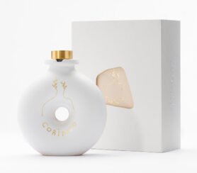 CORINTO ARYBALLOS BIO Extra panenský olivový olej (MANAKI) 0,3% 300 ml – sběratelská keramika s 24K zlatem