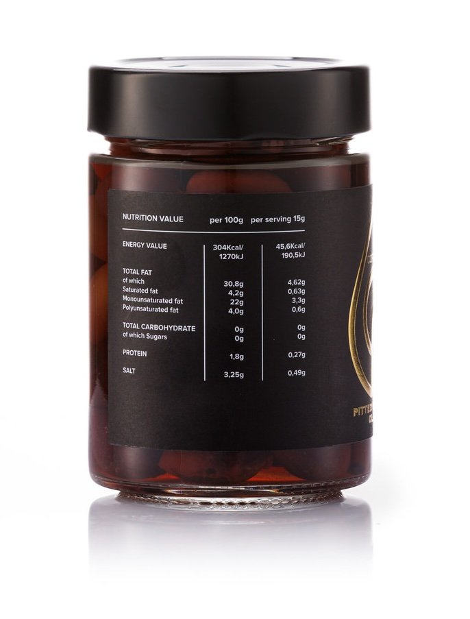 CORINTO černé olivy Kalamata s peckou 180 g - Obrázek 5